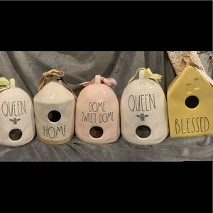 Rae Dunn birdhouse lot